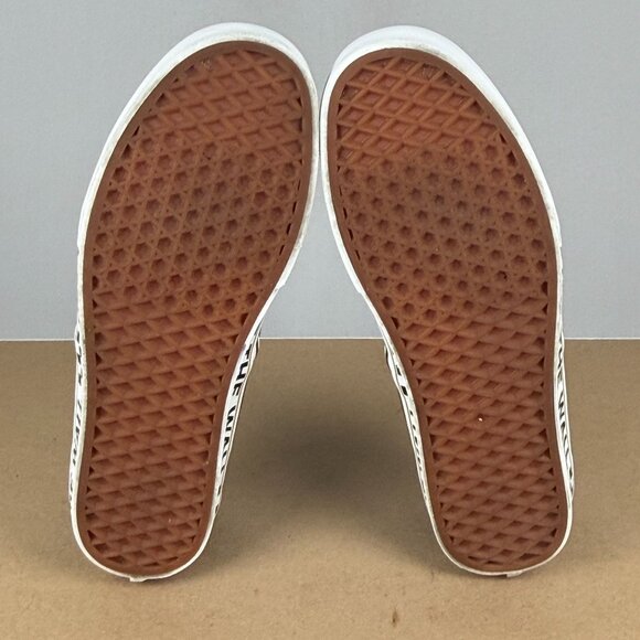 Vans Off the Wall Classic Slip On Sneakers Mens 9.5 Blue Casual Comfort Low Top - Picture 7 of 10